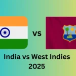India vs West Indies 2025