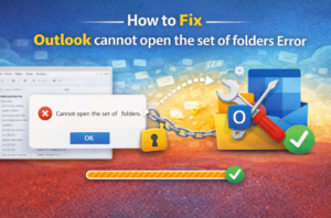 How to Fix Outlook cannot open the set of folders Error